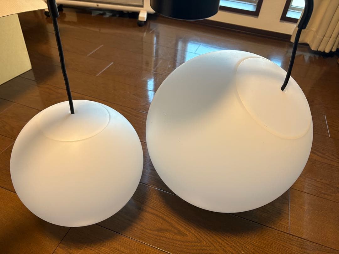 コ*タ様 Panasonic モディファイ　球形シーリングライト 大小2個セット