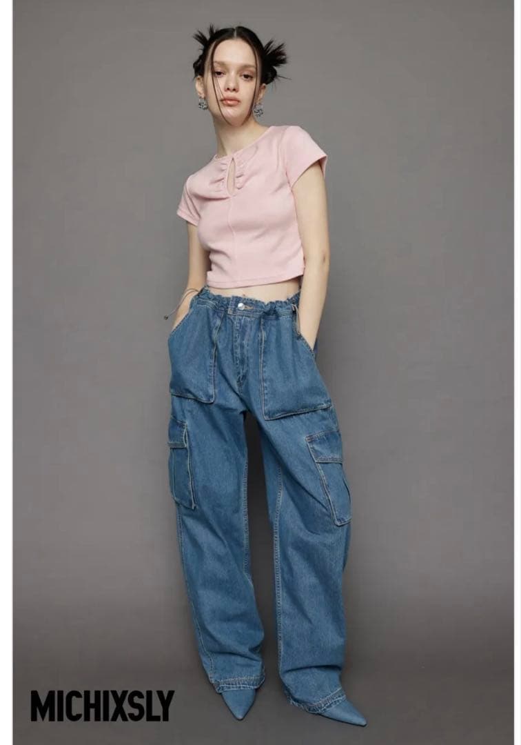 パンツ 15 MICHI x SLY ADJUST WAIST CARGO-B