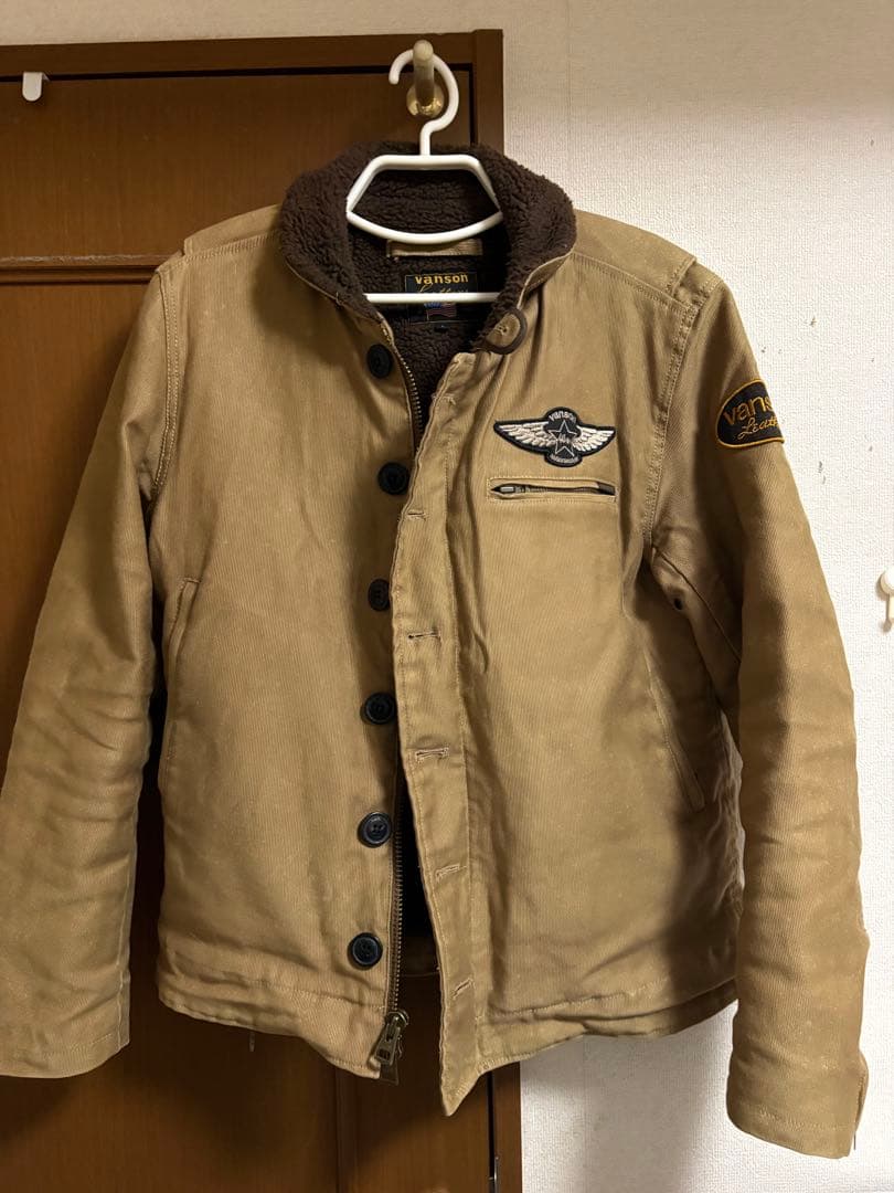 美品/40周年記念　VANSON COTTONS N-1タイプ デッキジャケット