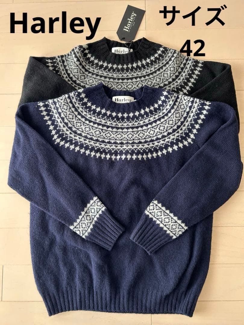 Harley of Scotland フェアアイルセーター 42