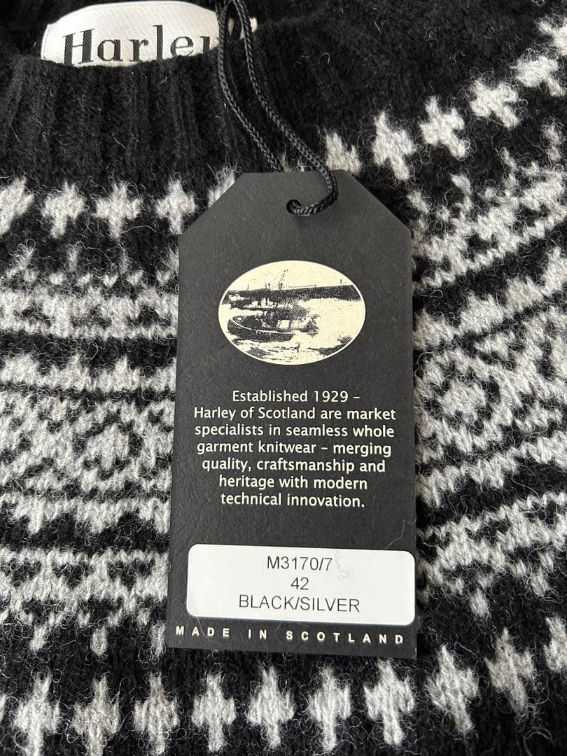 Harley of Scotland フェアアイルセーター 42