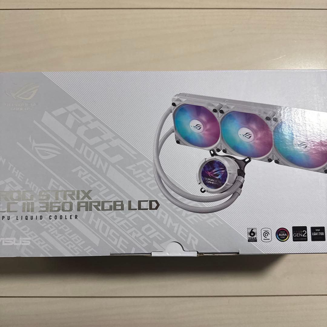 ROG STRIX LC III 360 ARGB LCD WH ホワイト