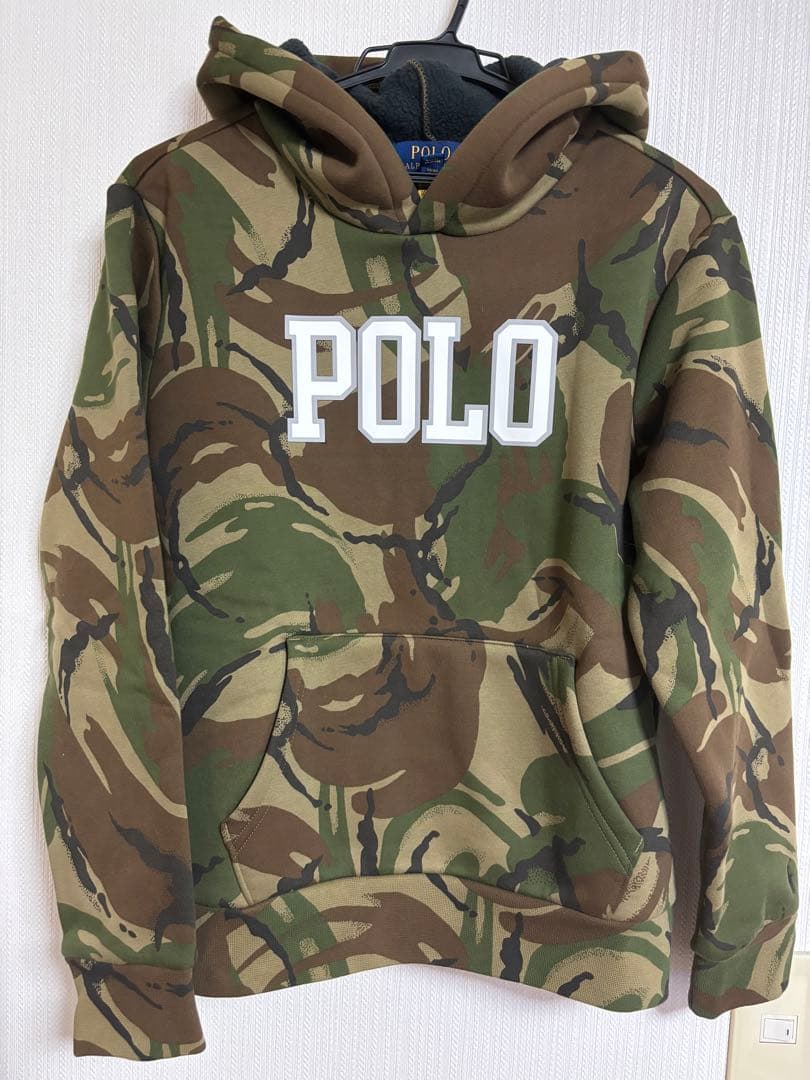 ラルフローレン　カモフラ柄ロゴパーカー　L/G14〜16