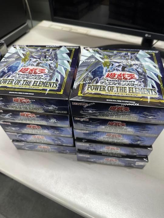 新品未開封！10BOX 遊戯王　シュリンク付き パワーオブエレメンツ
