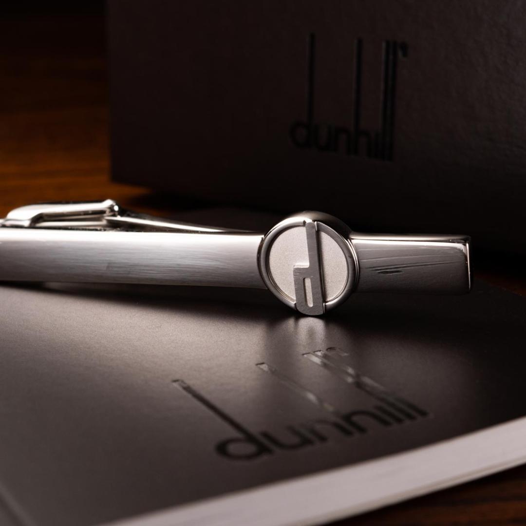 【英国王室御用達】箱あり Dunhill シルバー925 ネクタイピン ダンヒル