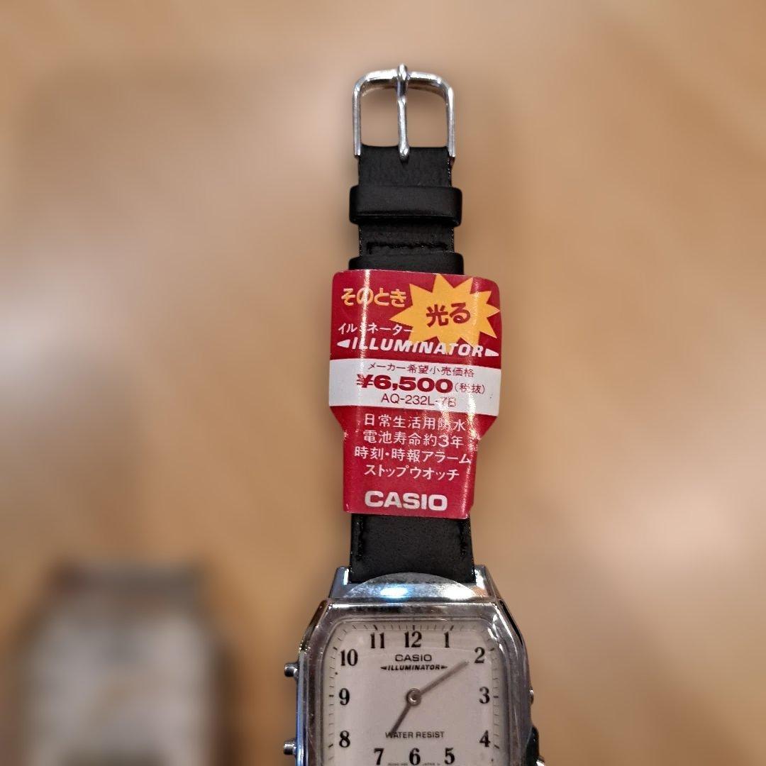 激レア　カシオ　イルミネーター　AQ-232L-7B ヴィンテージ　金銀セット