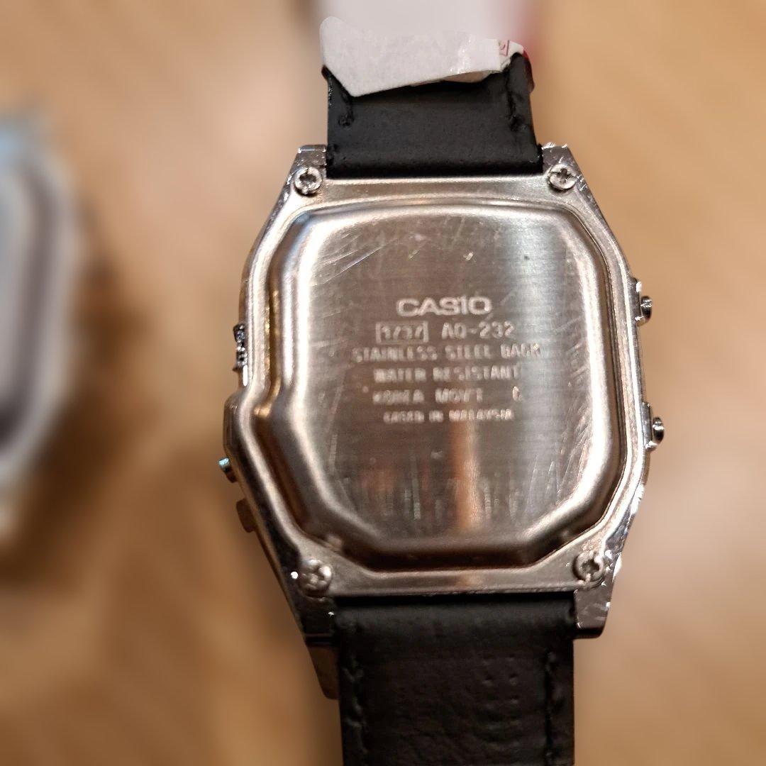 激レア　カシオ　イルミネーター　AQ-232L-7B ヴィンテージ　金銀セット