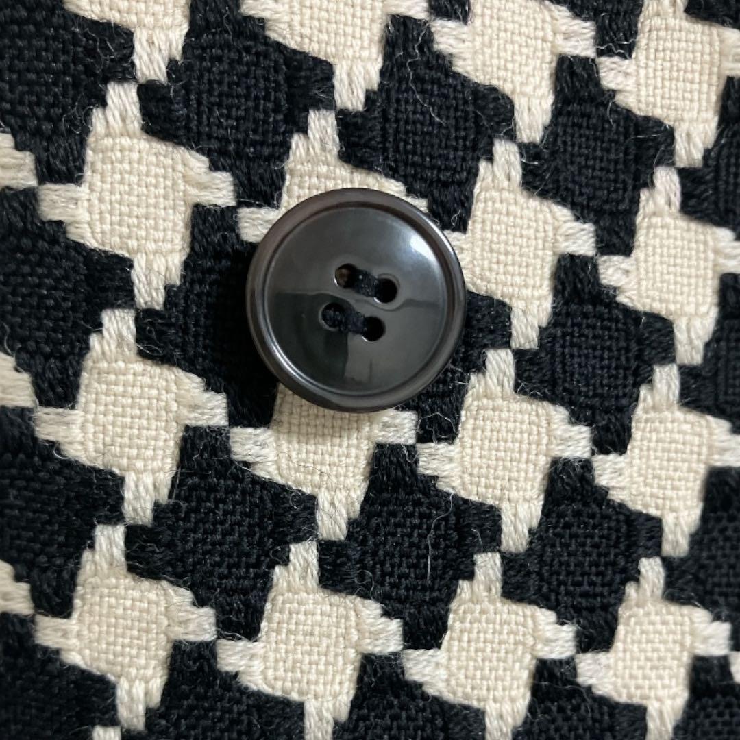 新品未使用完売品タグ付きTOMORROWLANDドビーハウンドトゥースバレルジレ