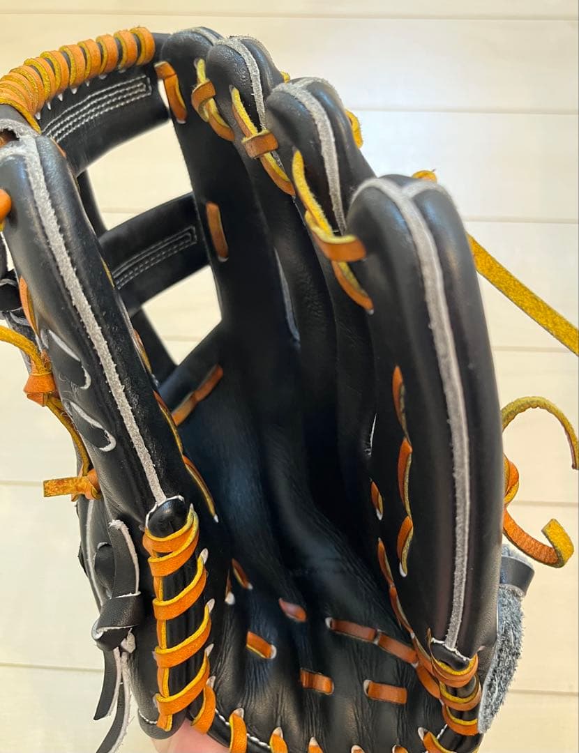 【美品】ipセレクト　軟式　オールラウンダー用　グローブ　黒