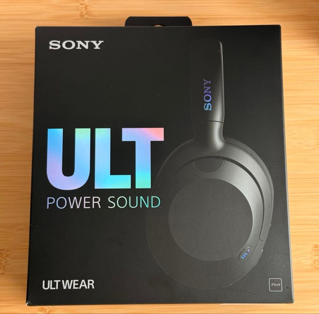 【値下げ中】ソニー　ワイヤレスヘッドホン　ULT WEAR 重低音　ブラック