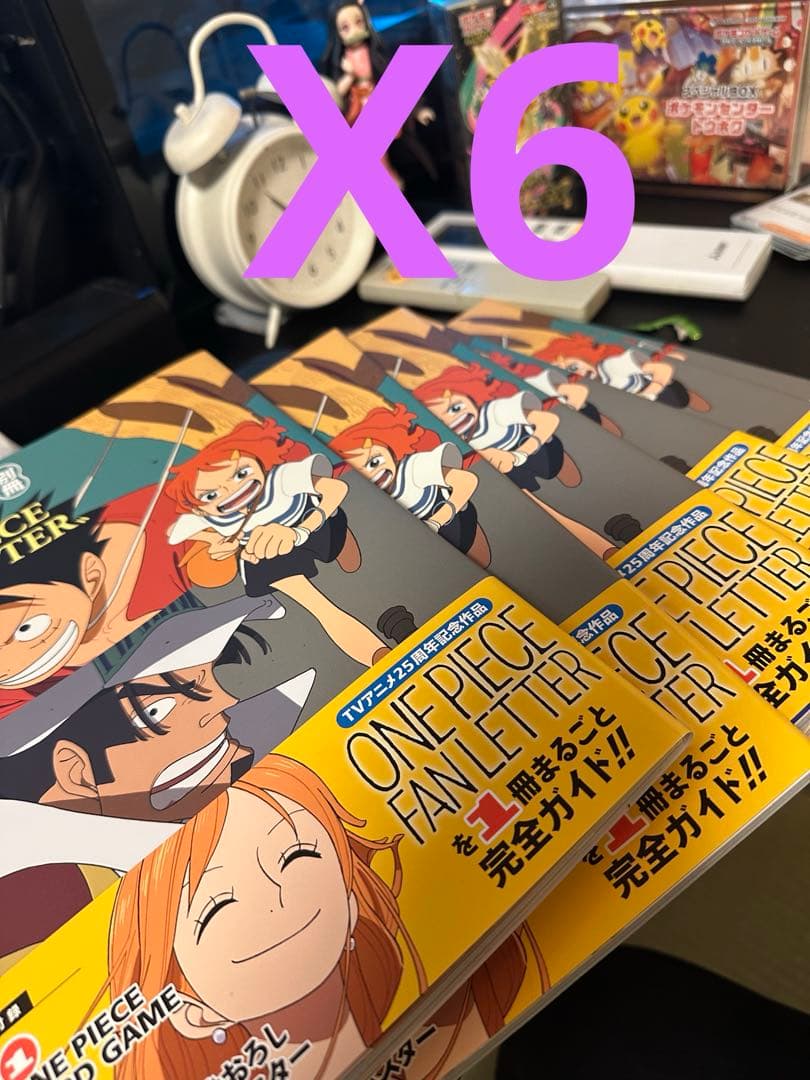 ワンピース カードゲーム ONE PIECE FAN LETTER X6