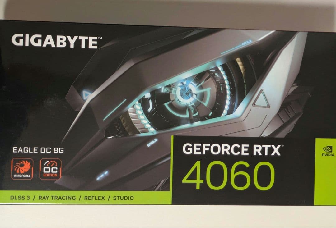 美品 GIGABYTE GeForce RTX 4060 OC 3FAN