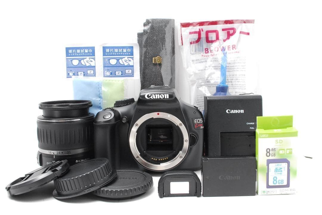 【新品級ショット数　美品】Canon Kiss X50　スマホ転送　動画撮影OK