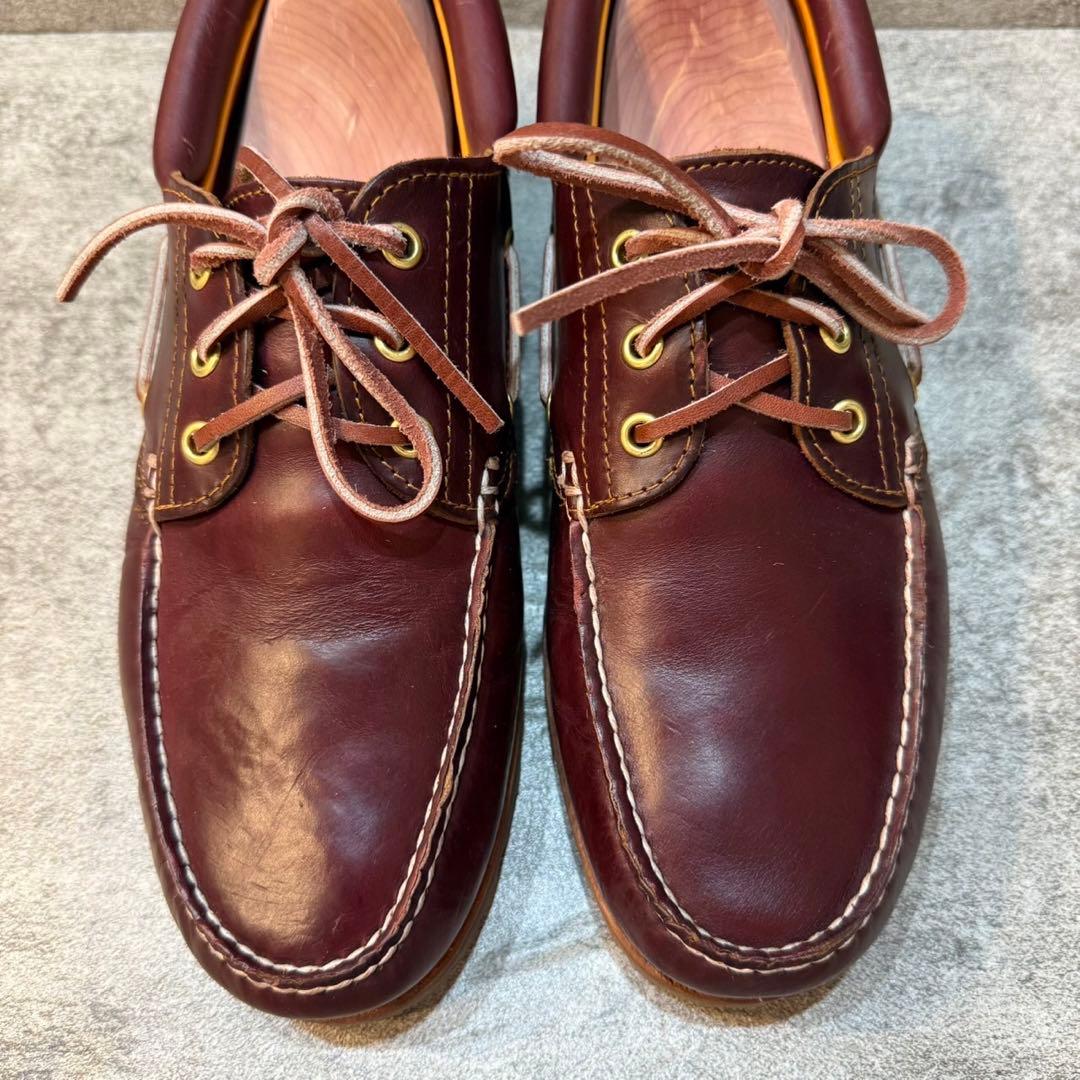【定番】ティンバーランド デッキシューズ 3eye クラシック バーガンディ