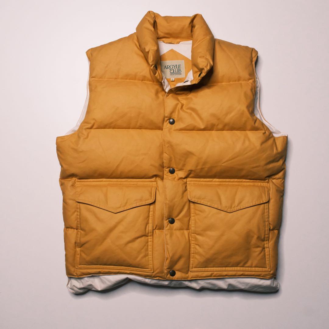 ~90s 日本製ARGYLE CLUB down vest