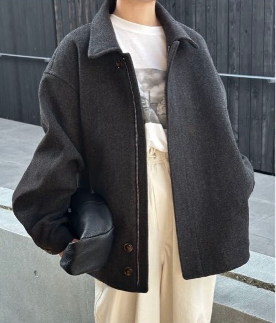 selectMOCA by son ビッグシルエットミドルコート