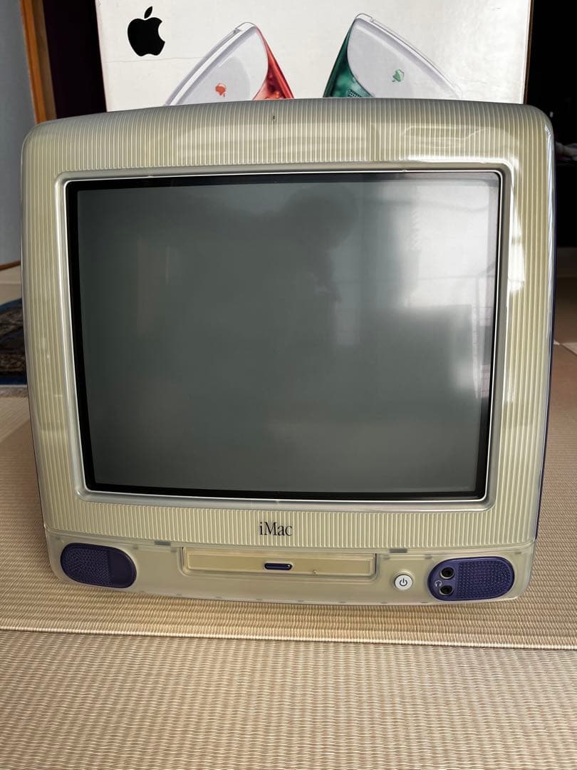 初代iMac パープル　純正箱付き