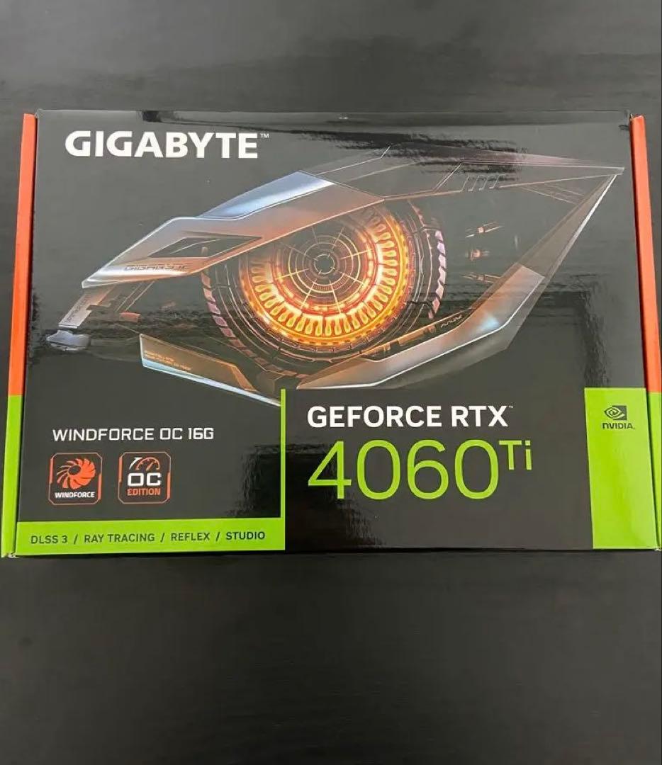 グラフィックボード・グラボ・ビデオカード GIGABYTE GEFORCE RTX 4060ti 16GB