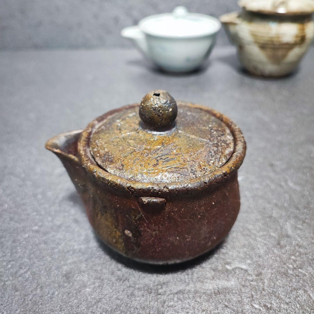 急須　宝瓶　備前焼　染付など　3点まとめ