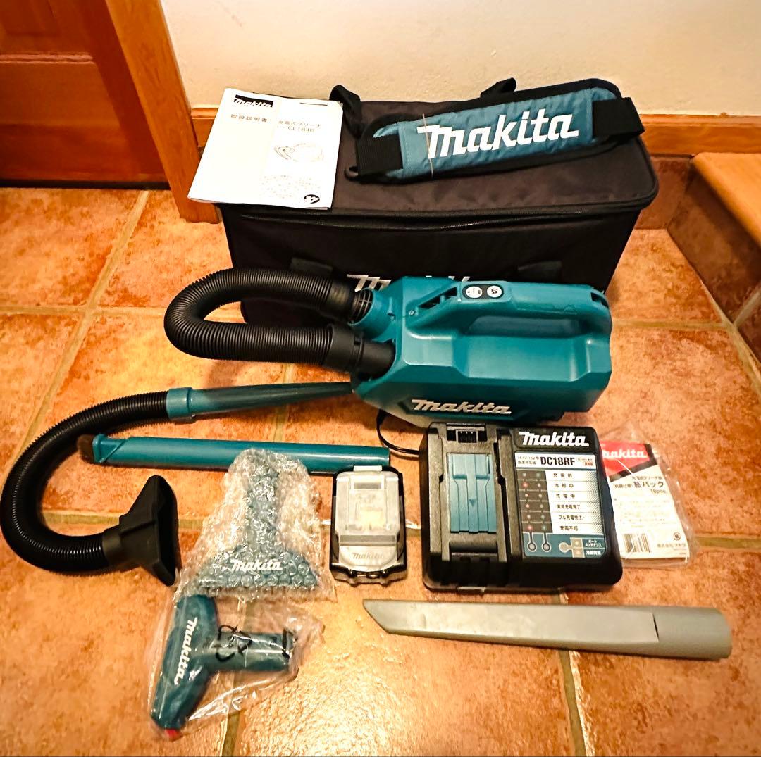 Makita 充電式クリーナーCL184DRF（バッテリー、充電器付）
