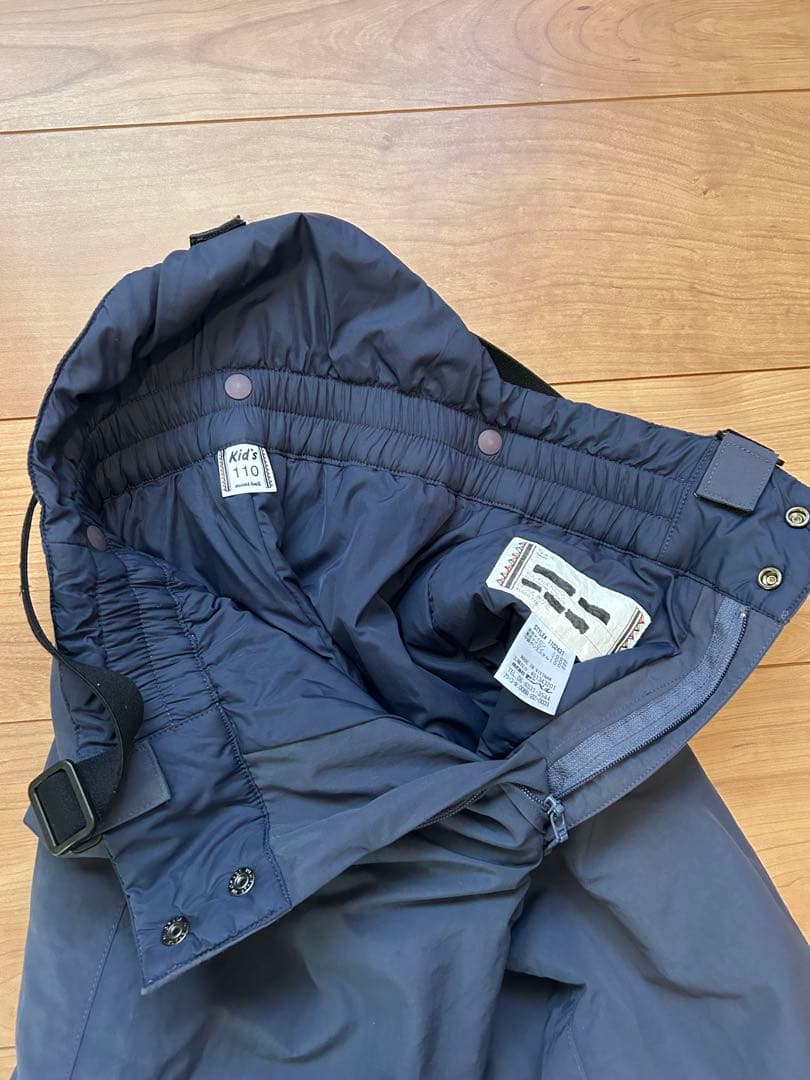 スキーウェア 上下セット 95〜115cm（110㎝）　montbell