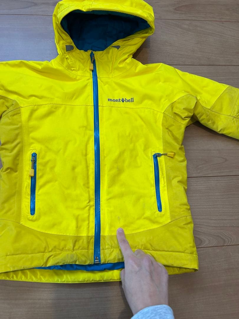 スキーウェア 上下セット 95〜115cm（110㎝）　montbell