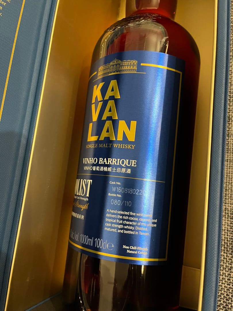 ウイスキー KAVALAN SOLIST Vinho Barrique 1000ml