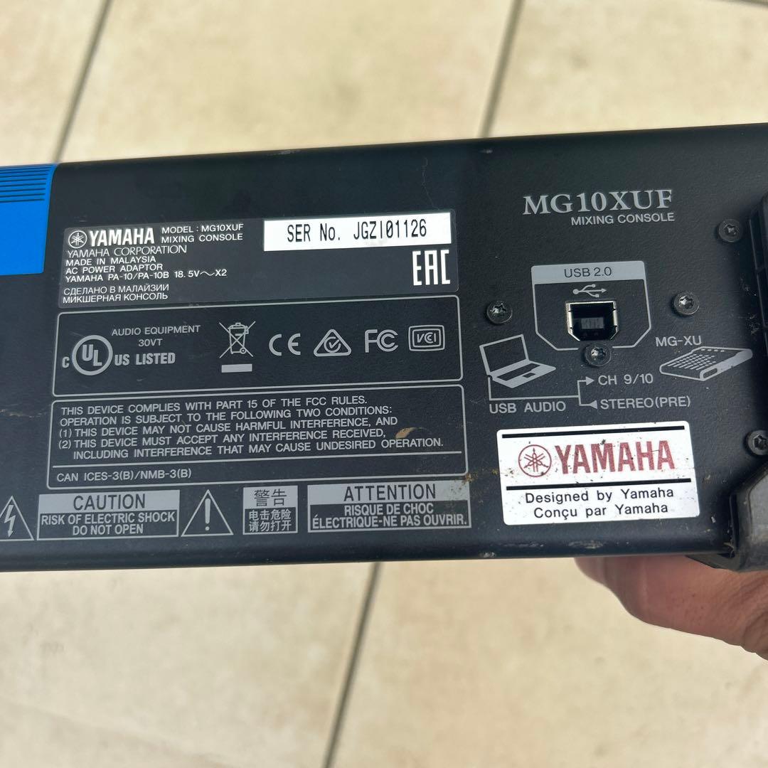 Yamaha MG10XUF アナログミキサー