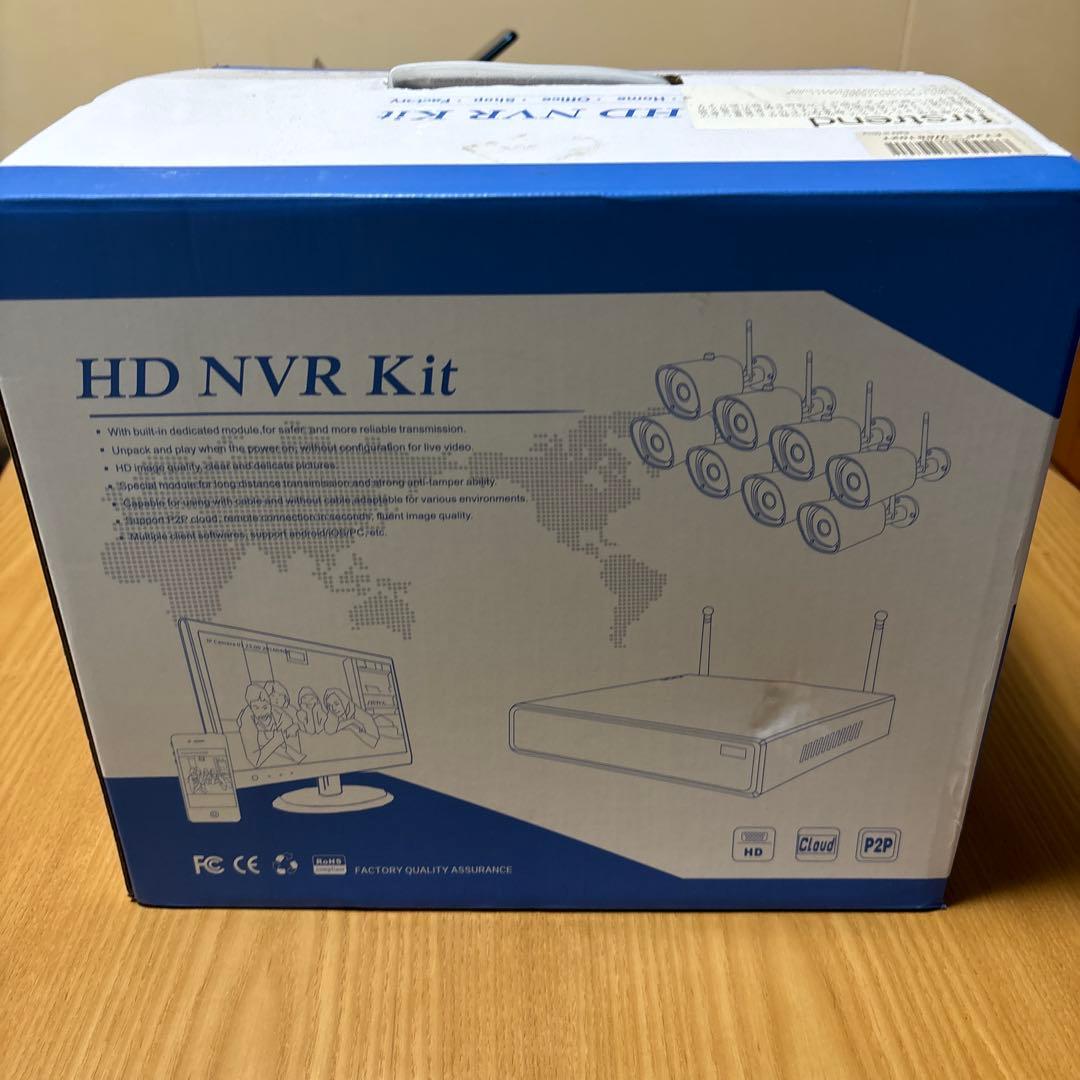 防犯カメラセット ８台FTJP-W88102T⭐︎未使用品！！！！