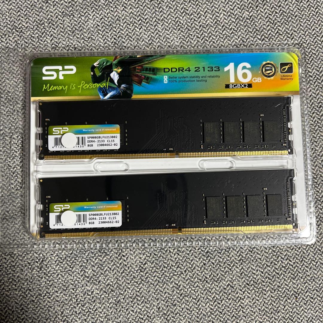 【新品】DDR4 2133 16GB (2x8GB)