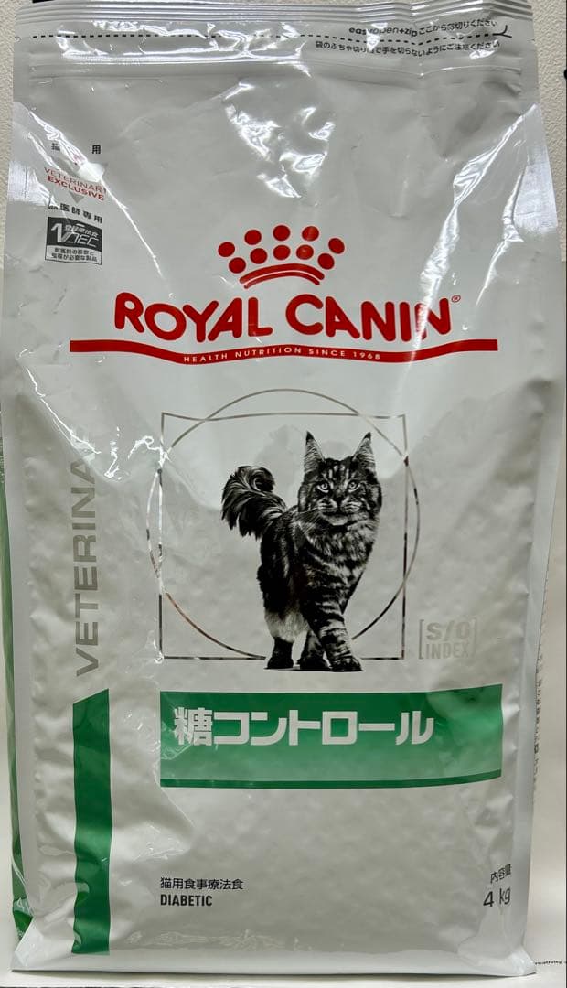 ロイヤルカナン 猫用 糖コントロール 4kg １袋