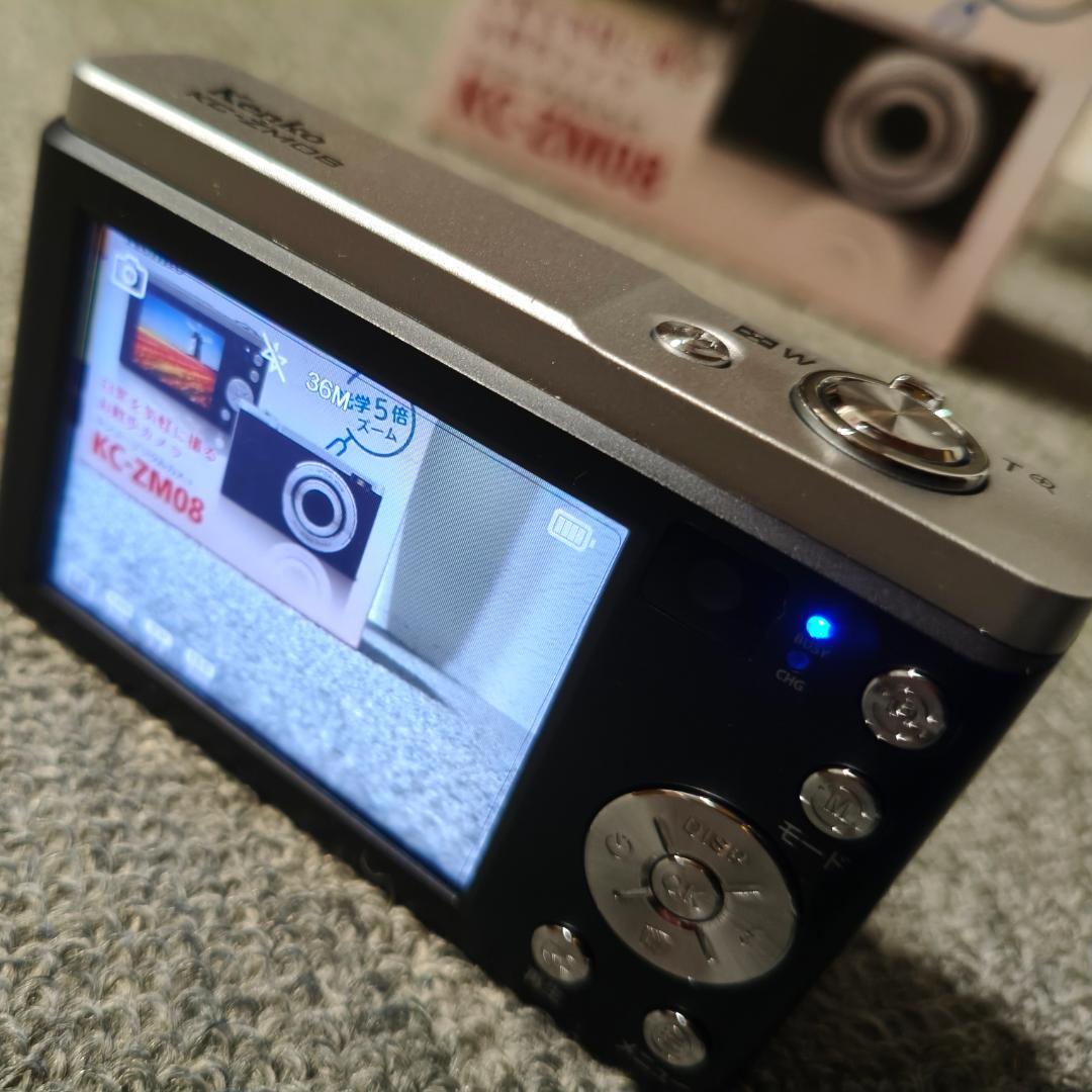 【hi】Kenko KC-ZM08 コンパクトデジタルカメラ