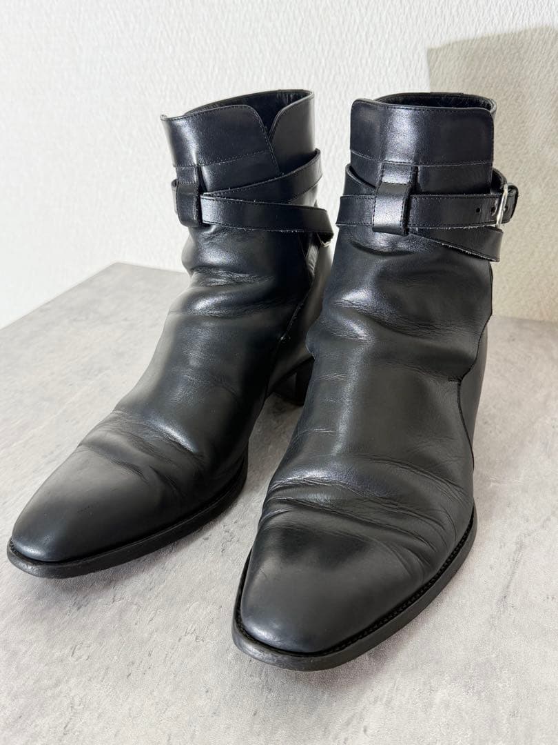 サンローランパリ エディ期 ワイアットジョッパーブーツ 41 レザーブーツ
