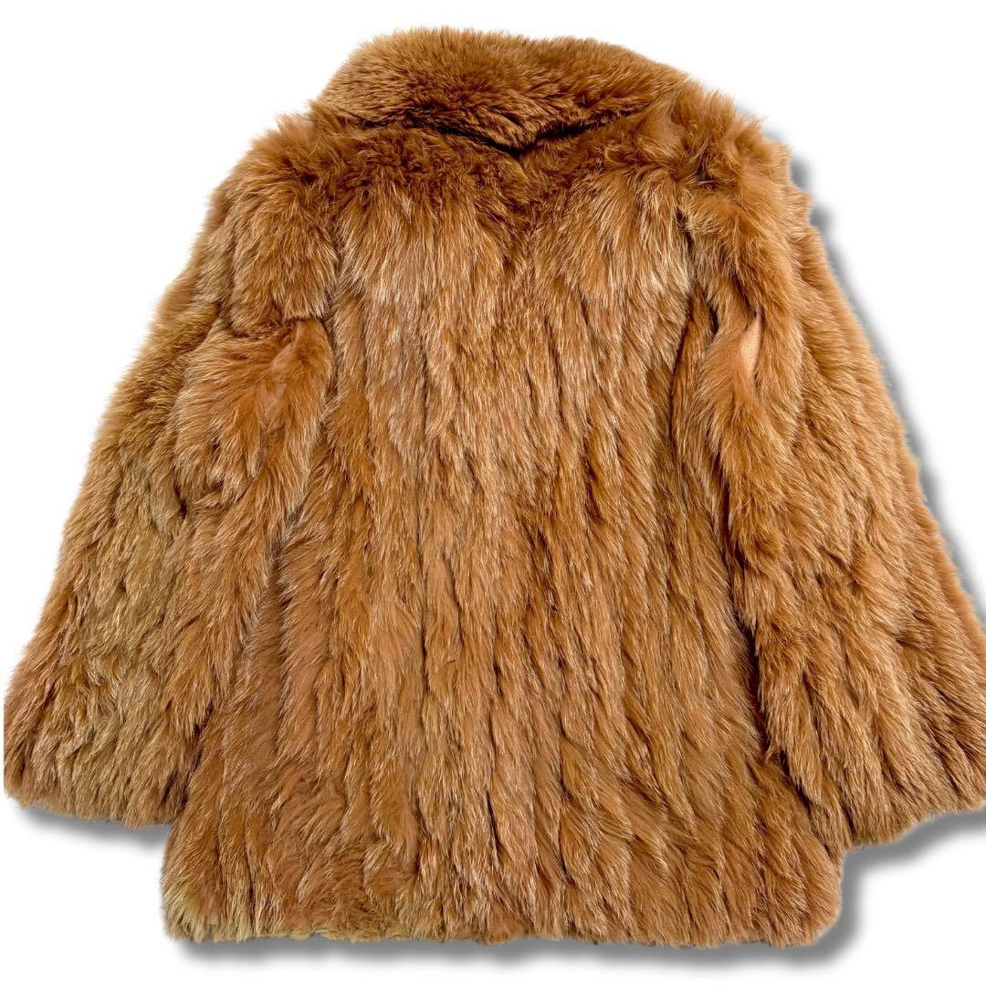 美品✨サガフォックス リアルファーコート 本毛皮 ふわふわ ボリューム感