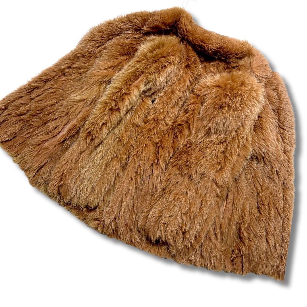 美品✨サガフォックス リアルファーコート 本毛皮 ふわふわ ボリューム感