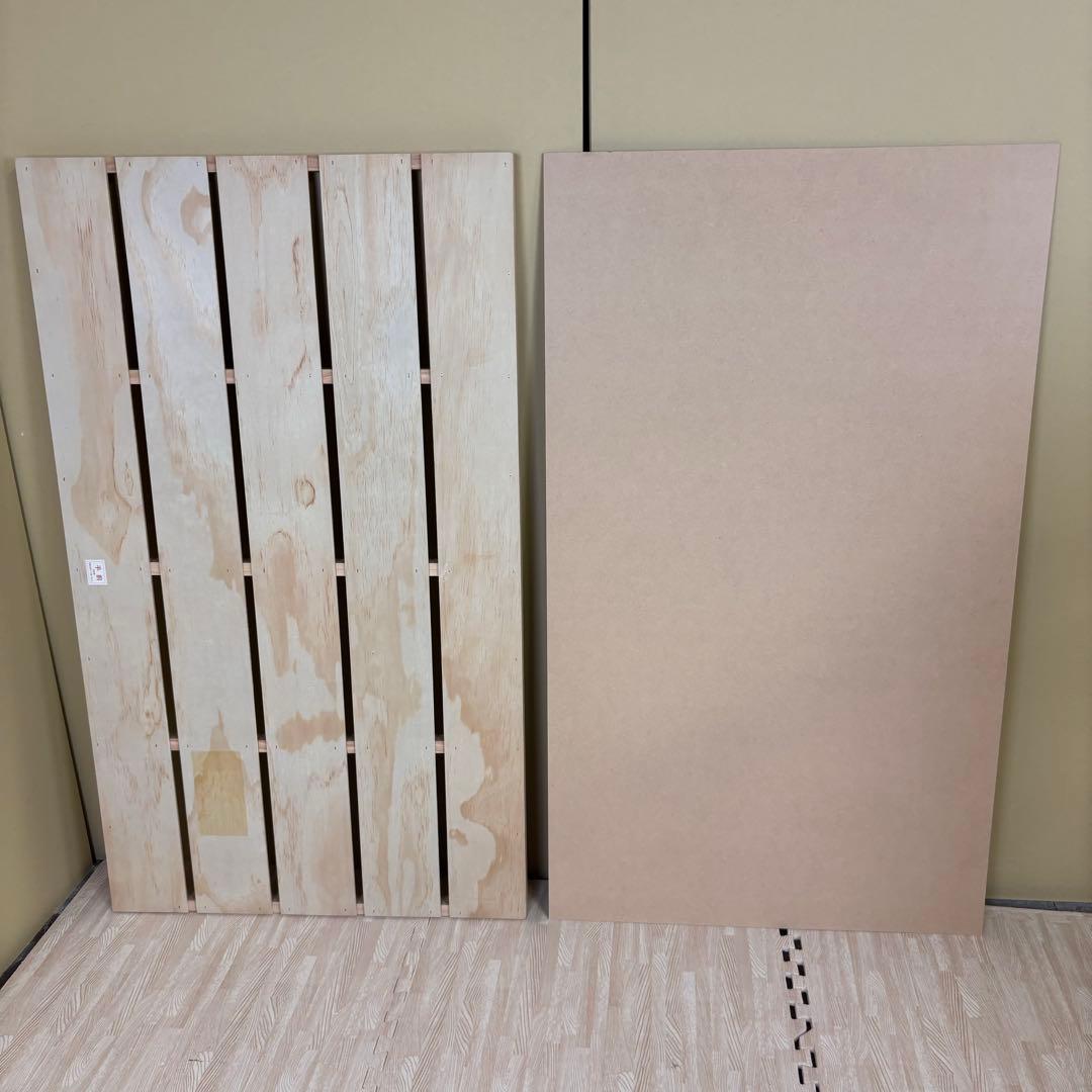 ☆除菌清掃済☆大和屋　折りたたみベビーベットFL　ナチュラル　すのこ　ハイタイプ