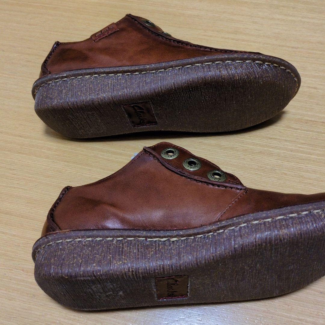 【Clarks】ファニードリーム　レアルレザーモカシンシューズ　タン・ブラウン系