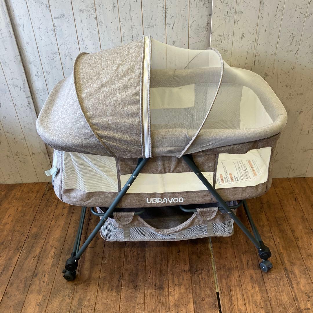 UBRAVOO ユーブラボー 折りたたみ式 ベビーベッド マットレス ベビー寝具