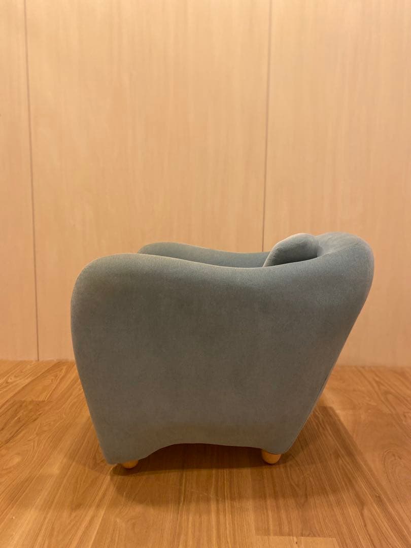 値下げ IDEE Blue grayファブリックチェア