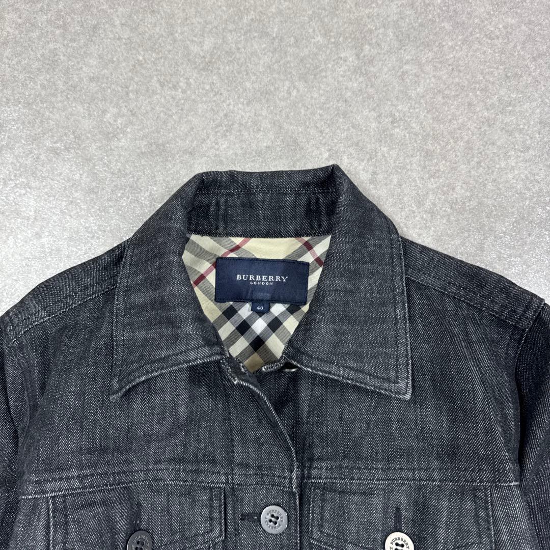 BURBERRY LONDON デニムジャケット Gジャン ノバチェック 40