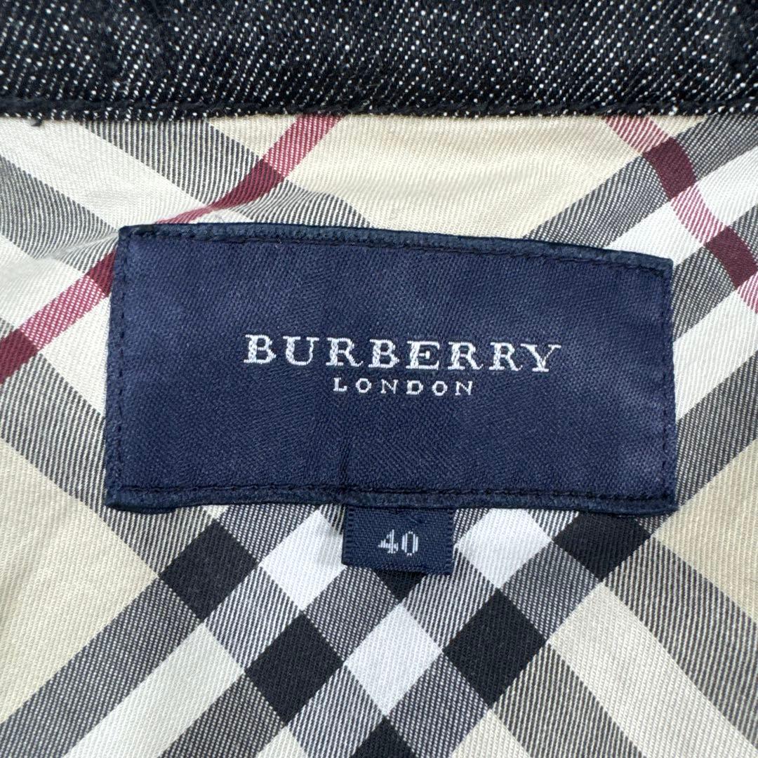BURBERRY LONDON デニムジャケット Gジャン ノバチェック 40