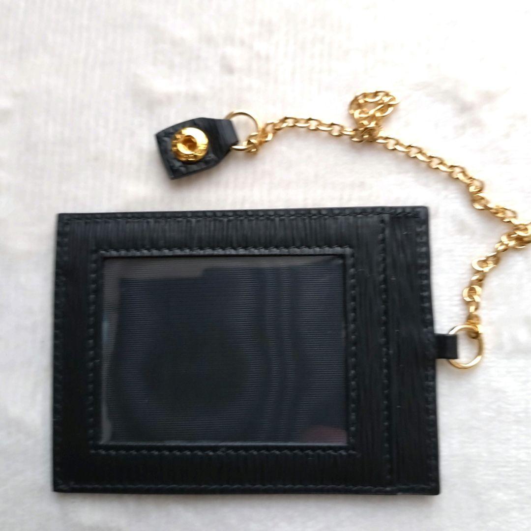 PRADA 長財布 パスケース ゴールドロゴ ブラック ヴイッテロムーブ