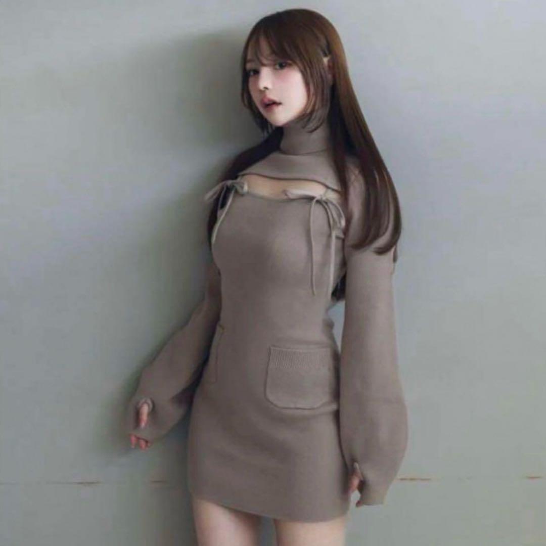 andmary アンドマリー べべミニドレス ベージュ