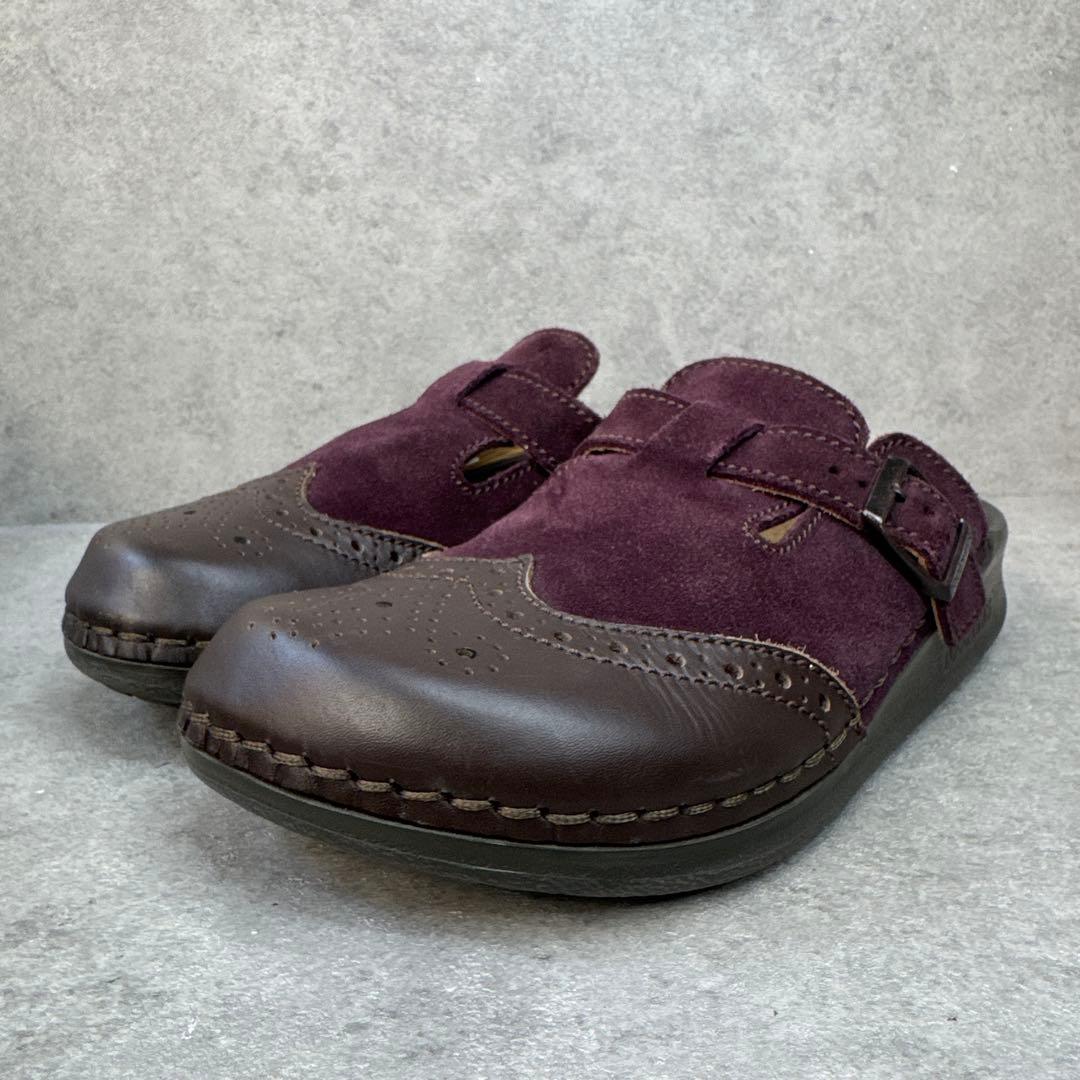 未使用級！BIRKENSTOCK フットプリンツ　ピカデリー　レザーサボサンダル