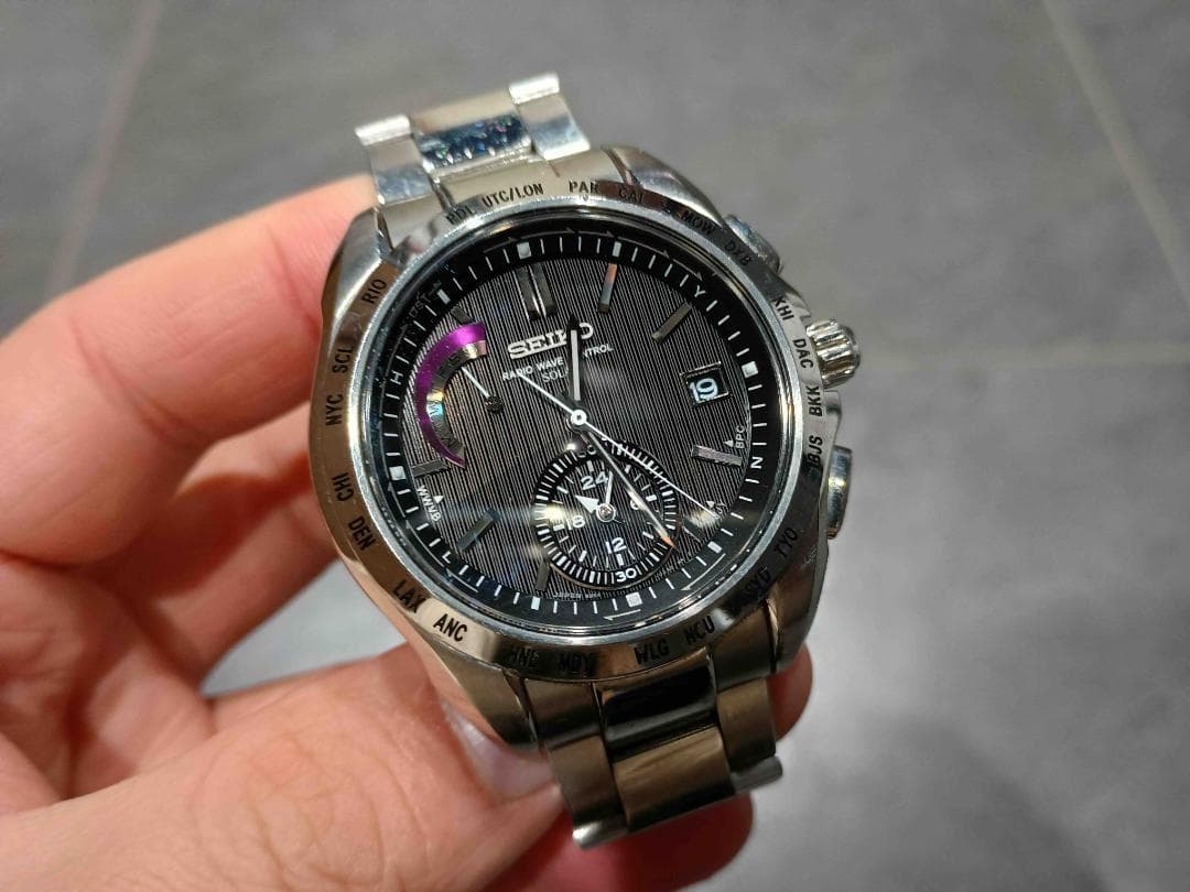 【付属品完備 稼働】 SEIKO ブライツ8B54-0AA0 電波ソーラー