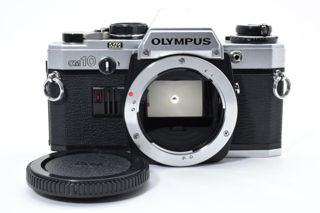[美品]オリンパス OM-10 一眼レフ 35mm フィルムカメラ シルバー