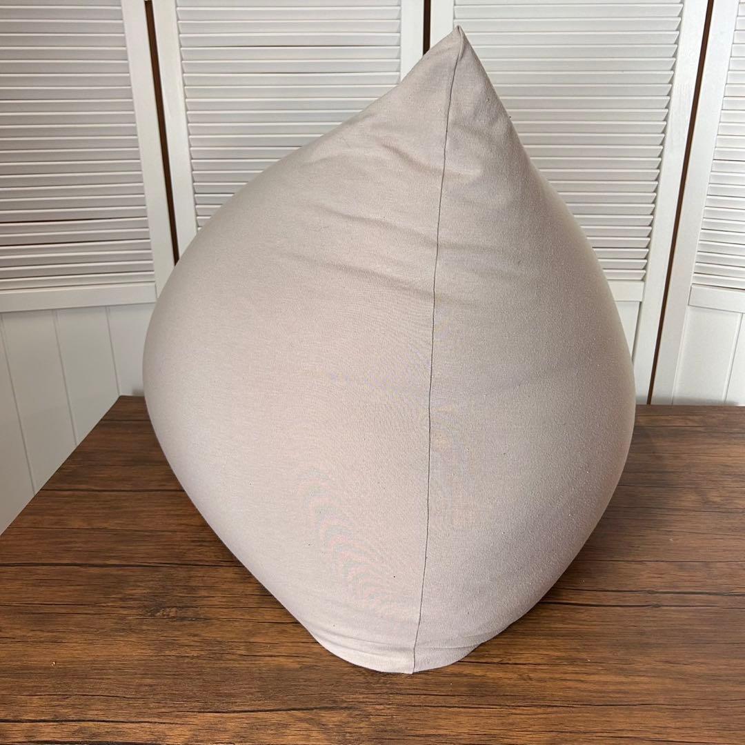 【送料込】ヨギボー　ピラミッド　ライトグレー　カバー付き