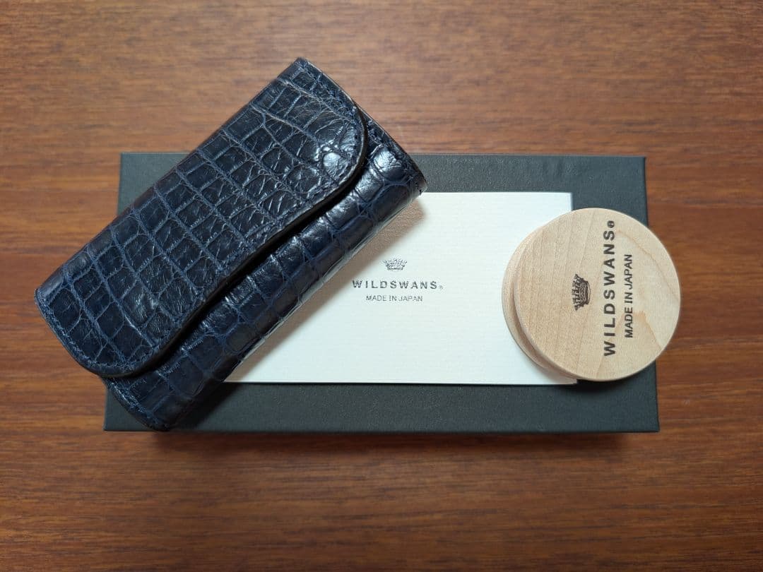 新品　ワイルドスワンズ クロコ Clipper 2 限定ネイビー　クリッパー2