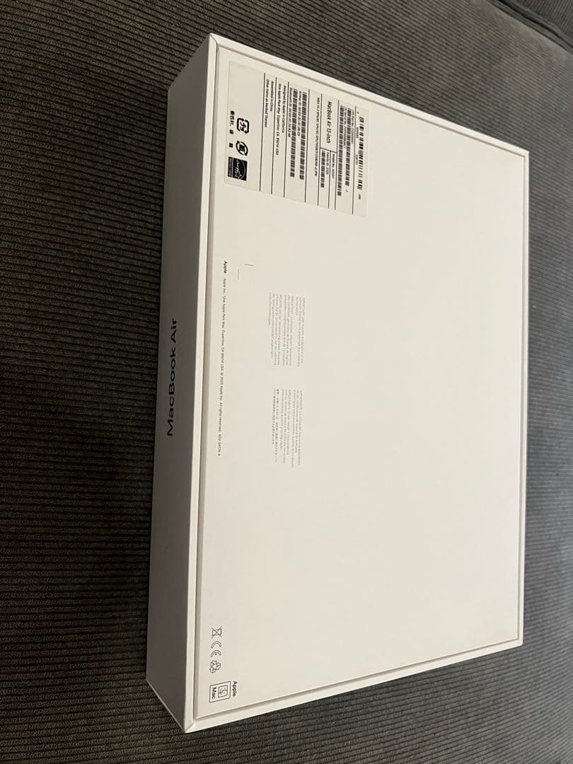MacBook本体 Apple MacBook Air M1 16GB 512GB 13.3
