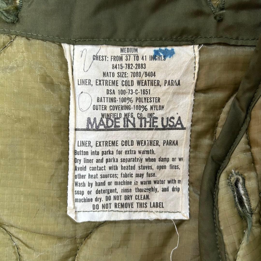 70s 　実物　USARMY M-65 フィッシュテールパーカー　モッズコート